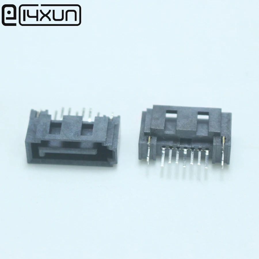EClyxun 5 шт. SATA 7P Вертикальная Розетка интерфейс жесткого диска тип A