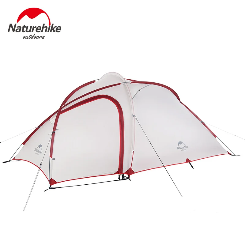 Naturehike серии Hiby Family Tent 20D/210T сверхлегкая ткань для 3 человек с ковриком детей от до 10