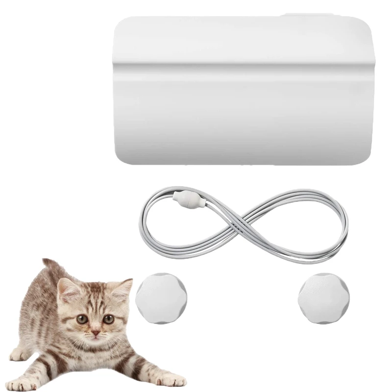 

Открыватель дверей для домашних животных, контролируемый инструмент для обучения входной двери, дверь для домашних животных, простая устан...