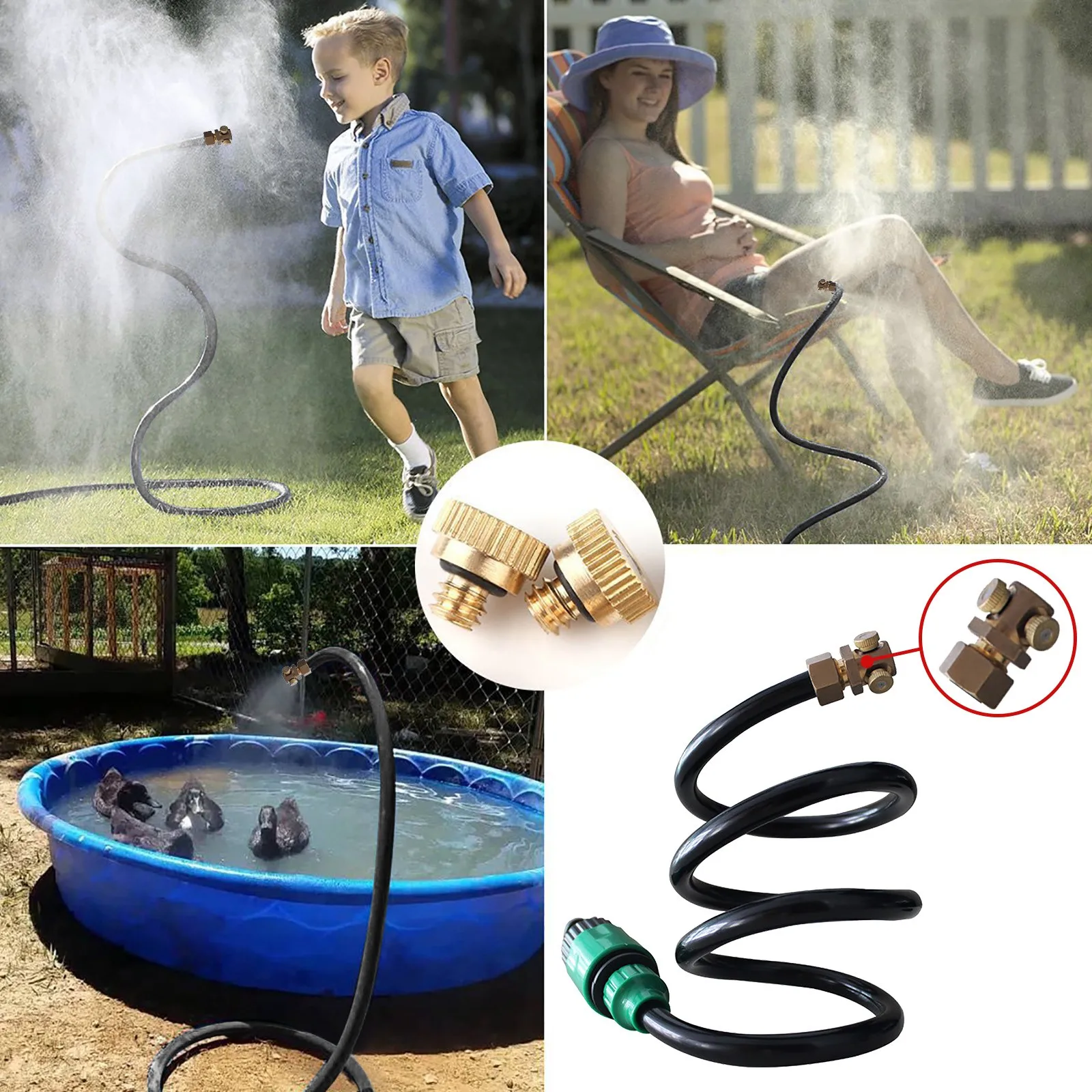 Садовый шланг гибкий двойной латексный высокого давления для мойки автомобилей