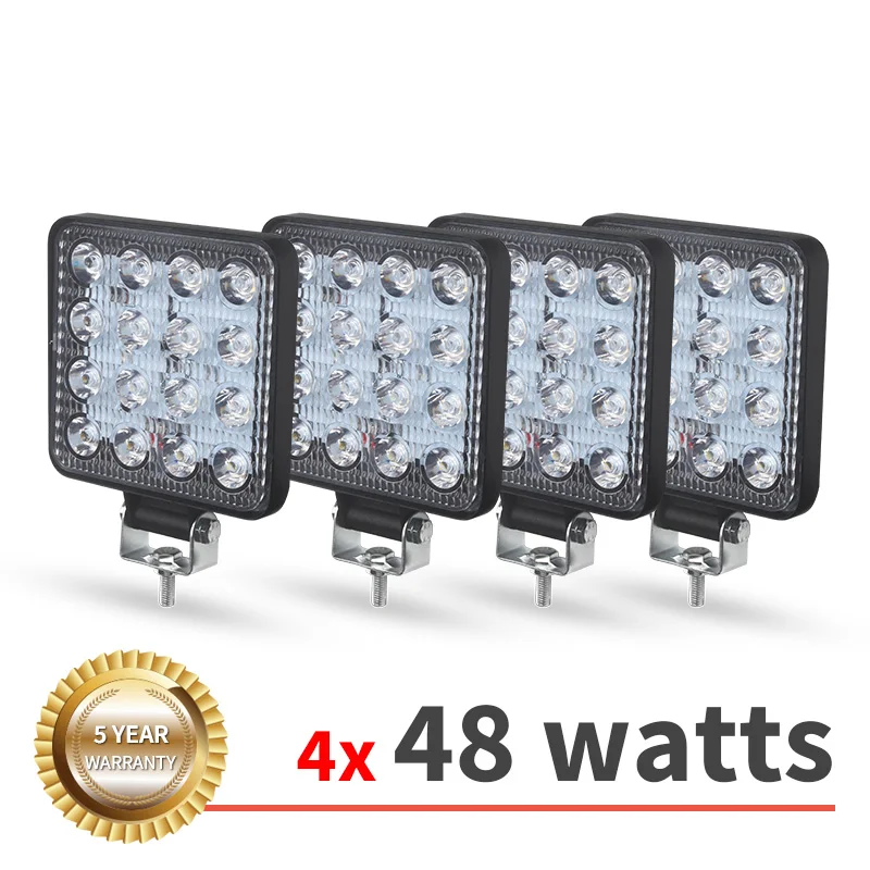 12V 24V 48 Вт Светодиодный светильник 27 светодиодный автомобиль Точечный луч