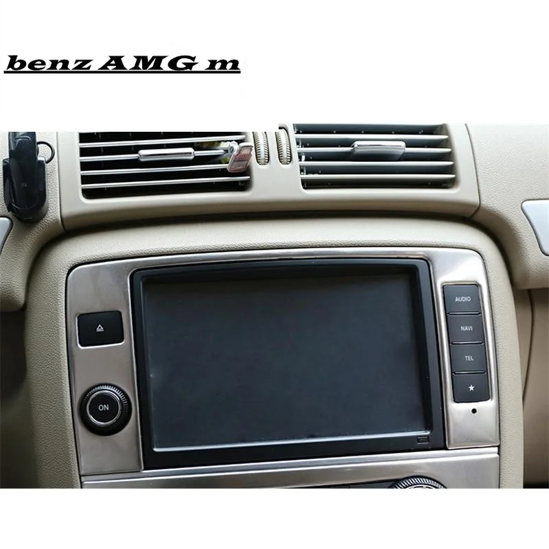 Автомобильный Стайлинг центр управления навигационный Экран Защитная крышка