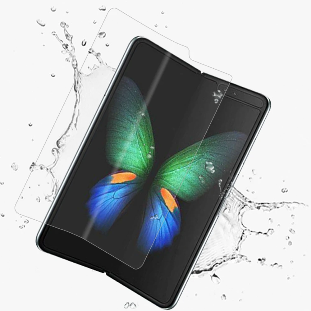 Изогнутая полная крышка прозрачная защитная пленка для экрана для samsung Galaxy Fold ультра тонкая против царапин нано мягкая защитная пленка tpu
