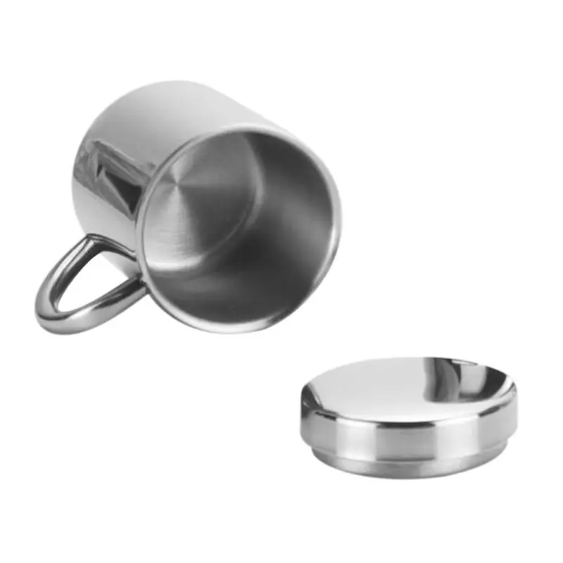 220/300/420 мл нержавеющая сталь Питьевая пивная кофейная кружка чашка для пикника