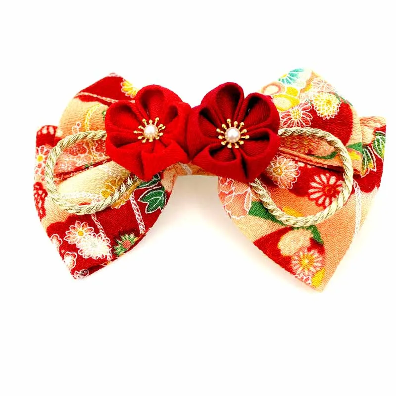 Заколка для волос в японском стиле Kanzashi цветок Бабочка Свадебный Выпускной