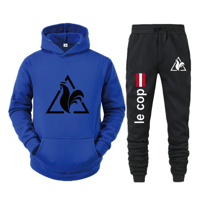

Brand Trend Printed Men's Sports Suit, Leisure Sports Fitness, Comfortable and Breathable, Sportswear + Sports Pants S-3xl