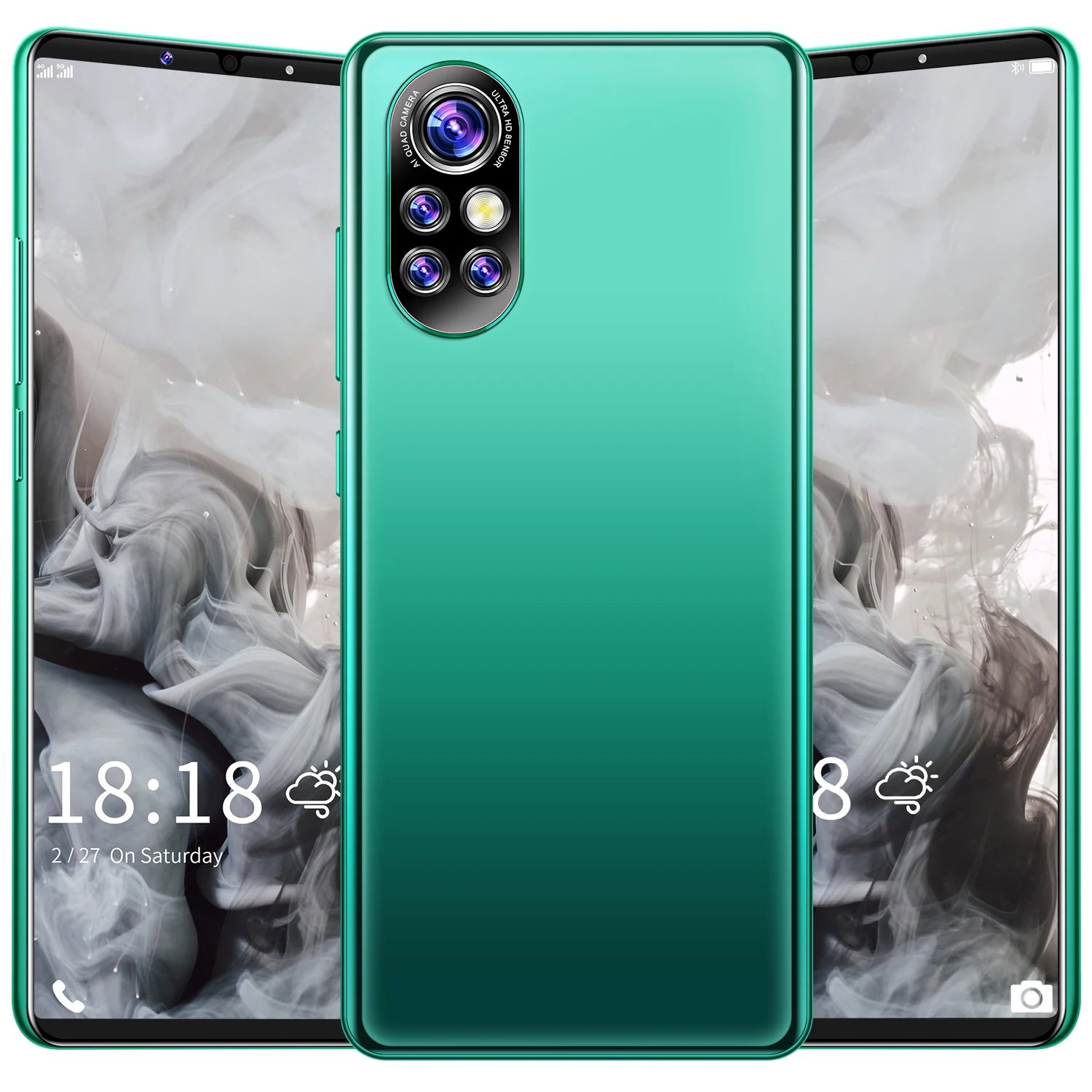 

6.3inch Nova8 Pro 12 GB 512 GB Cell Phones Unlocked 24MP+32MP 5200mAh MTK6889 5G Global Version Smartphone Android 10 Face ID