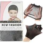 Сетка для волос женская, эластичная растягивающаяся сетка для волос, крутая сетка для косплея, черный цвет, 125 шт.