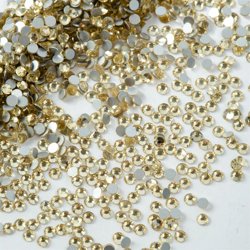 

All Sizes Jonquil 3D Nail Rhinestones Non HotFix Stones Flatback Glass Glitter For Decoration Nails Art FC183