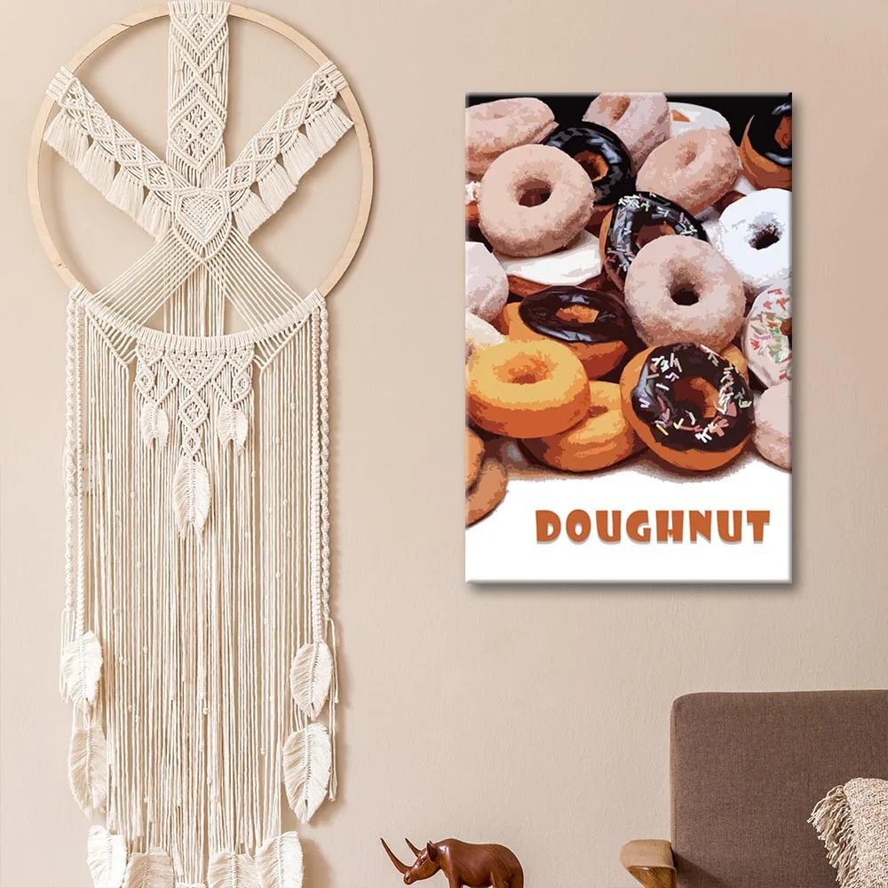 

Doughnut Picture Home Decor Nordic Canvas Painting Wall Art Posters and Print