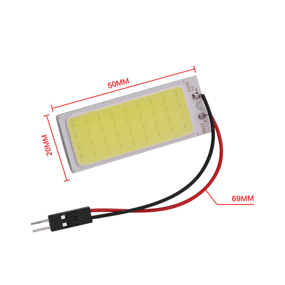 COB 36SMD яркий белый светодиодный купольный светильник с панелью авто интерьер