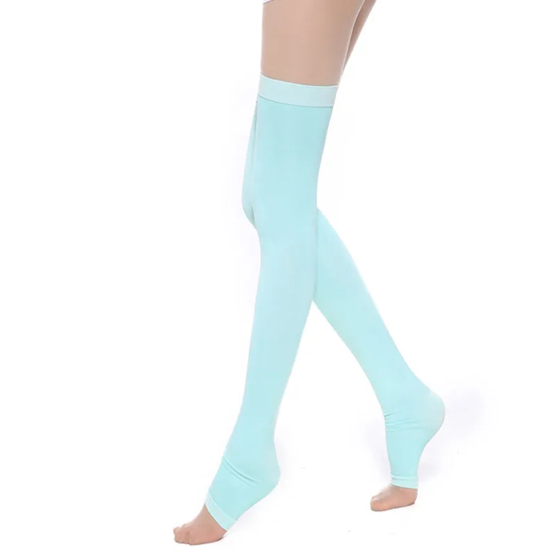 1 пара компрессионных чулок с жиром жир тонкие спящие чулки выше колена для