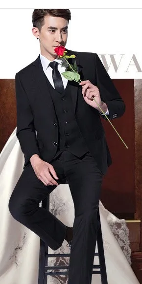 

Новинка 2021, мужской деловой костюм, деловой Повседневный костюм для жениха, Свадебный костюм из двух предметов