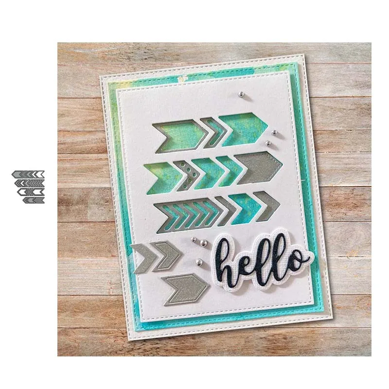 

Indicator Arrow Metal Cutting Dies for Scrapbooking Mold Cut Stencil Handmade DIY Card Make Mold Model Craft Decoration New 2021