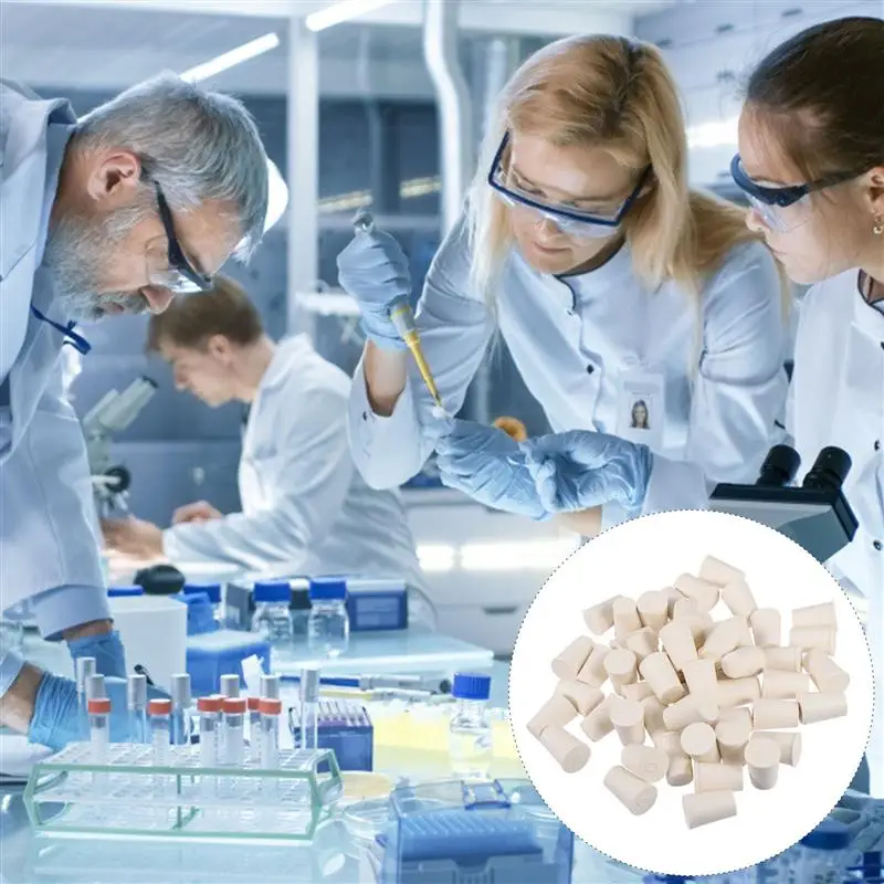 

50 Pcs Durable Portable Lightweight Practical Test Tube Plugs for Home Lab School