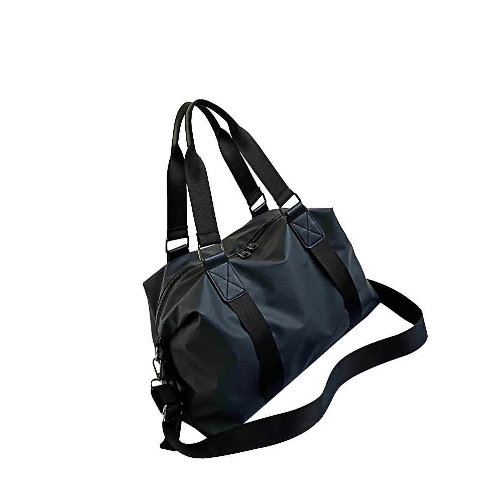 구매 내구성 방수 나일론 패브릭 여행 가방 휴대용 체육관 가방 다기능 접는 짐 가방 대형 단거리 여행 가방