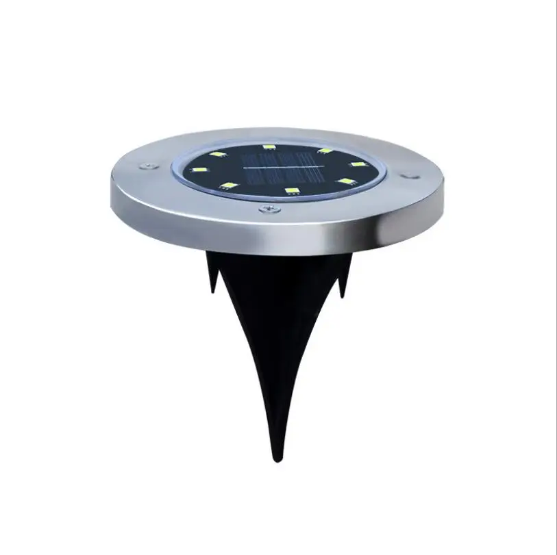 Solar Light 4 / 8 LED Ground Lamps Yard Lawn Power Buried Under Lamp Outdoor Path Garden Decking Street | Лампы и освещение