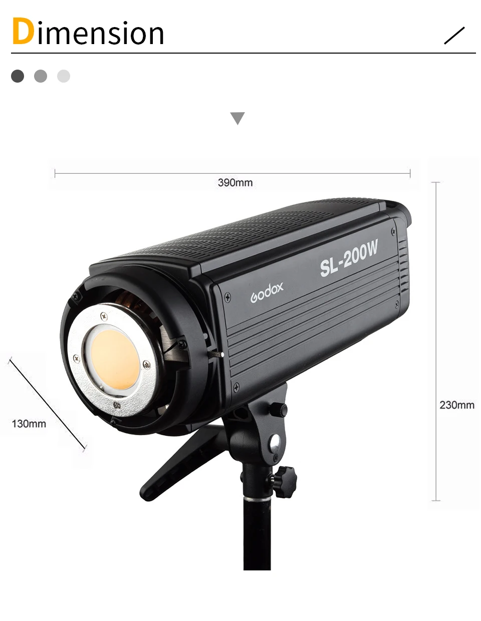 Godox светодиодный видео светильник SL-60W SL-100W SL-150W SL-200W 5600K видео светильник непрерывного светильник на креплении Bowens для видеосъемки в студии Запись