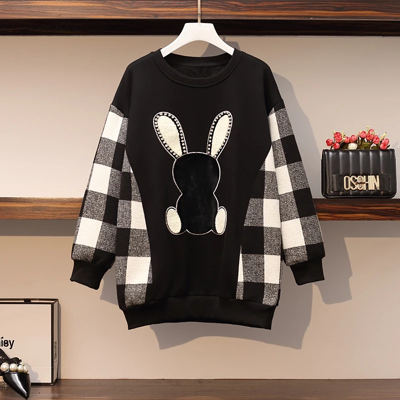 

Женская одежда, новая мода на осень и зиму 2021, плюшевая спортивная одежда средней и длины, женская мода