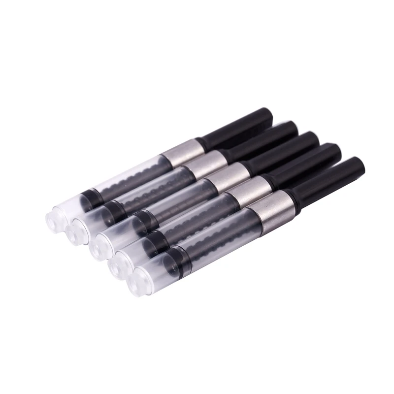 

JINHAO 5Pcs Fountain Pen Ink Converter Ink Reservoir New Suitable For All Types Black