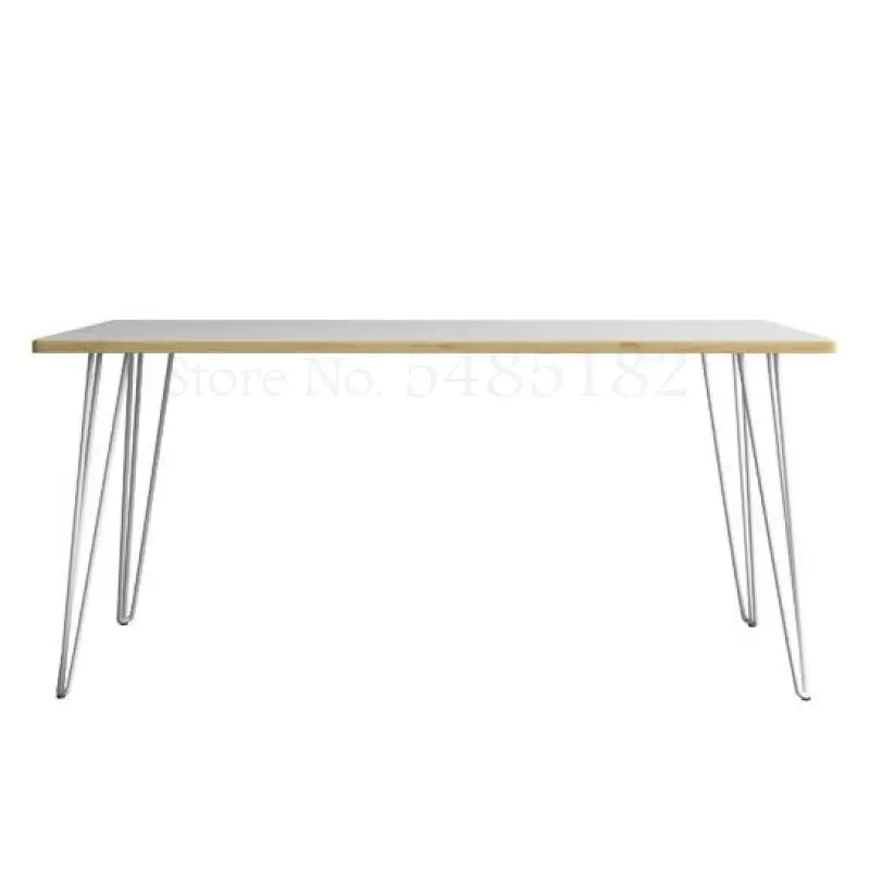 Скандинавский минималистичный стол из массива дерева компьютерный маленький