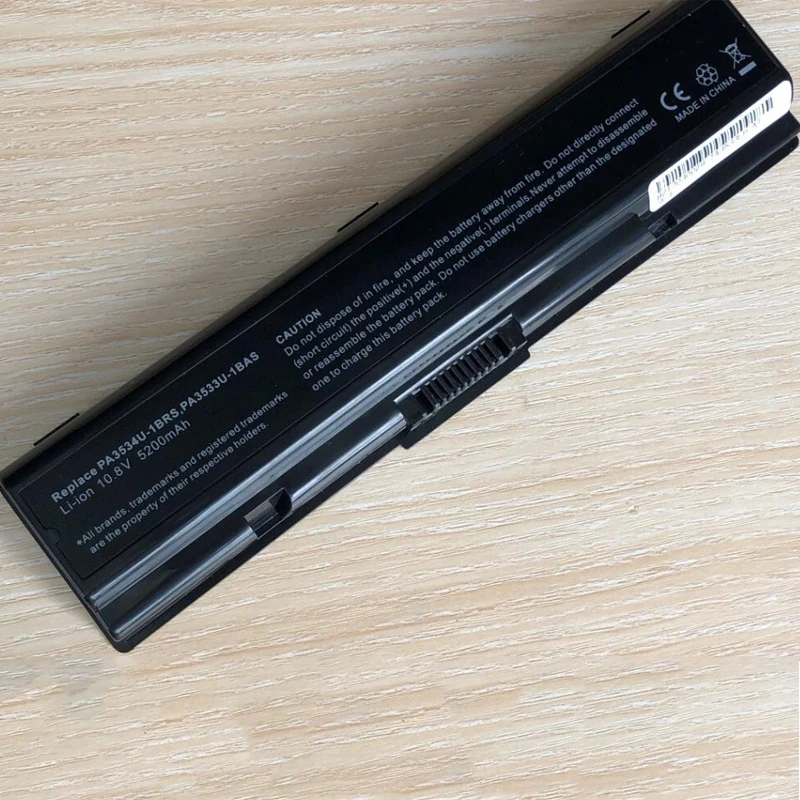 5200mAh Battery For Toshiba PA3533U PA3533 PA3533U-1BRS PA3535U-1BAS PA3534U-1BAS PABAS098 PA3534U PA3534 free shipping | Компьютеры и