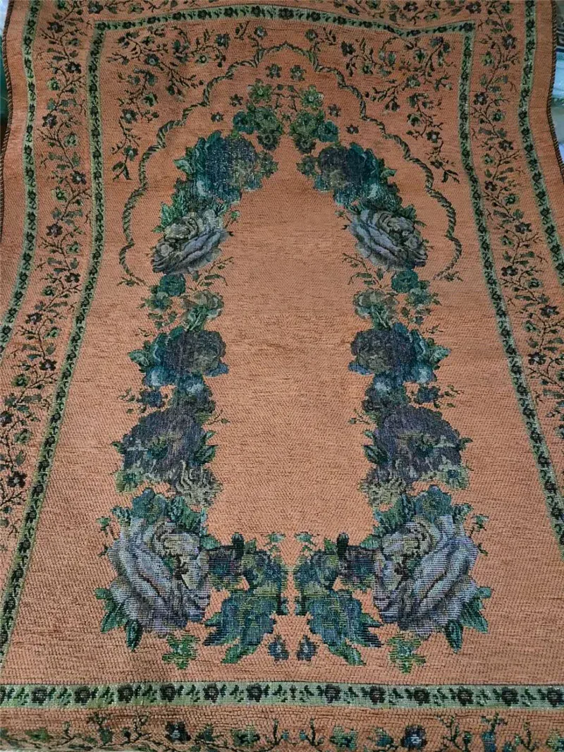 Новый стиль 70*110 см Исламская мусульманская молитва коврик Salat Musallah путешествия