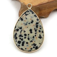 natural stone gem damation jasper pendant bead handmade crafts diy necklace bracelet earrings jewelry accessories gift making