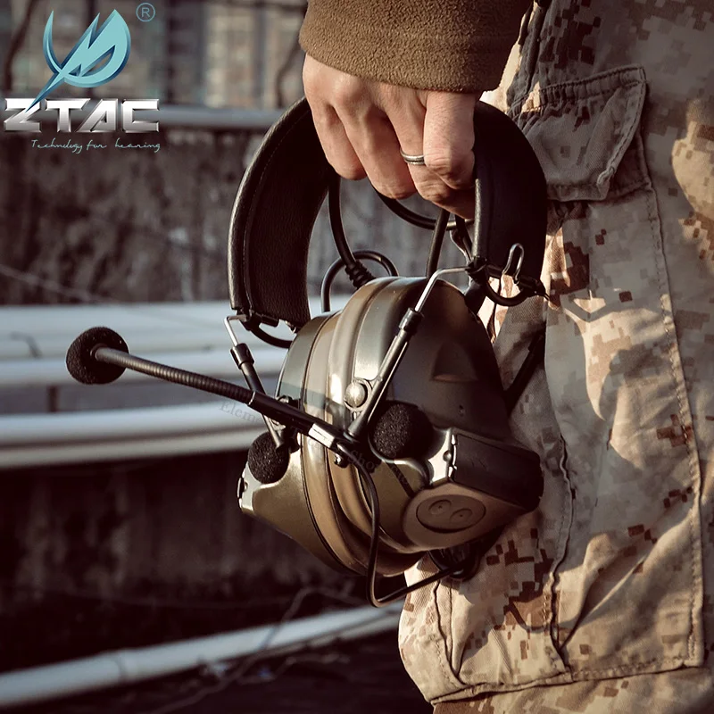 Z-TAC тактический съемки наушники 6th монтажная плата 2021 Ver 2 режима U94 Midland PTT