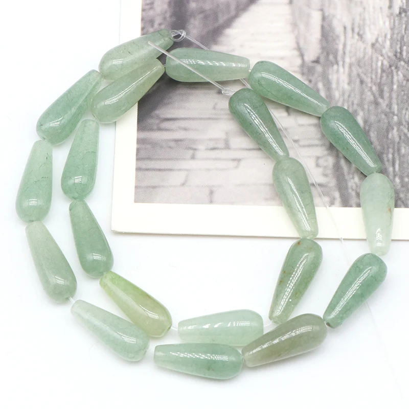 Angqi модные ювелирные изделия многоцветные в форме капли халцедон Агаты свободные