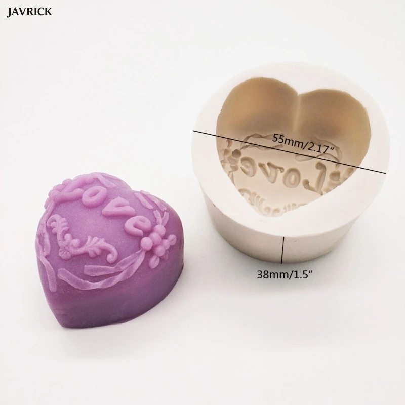 

4Pcs Heart Shaped Rose Flower Silicone Molds For Epoxy Resin Art Crafts DIY Soap Pendant Handmade Necklace Jewelry Tool