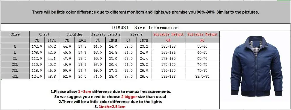 

DIMUSI Spring Autumn Mens Jackets Casual Mens Solid Color Outwear Sportswea Coats Male Stand Collar Slim Bomber Jackets Clothing
