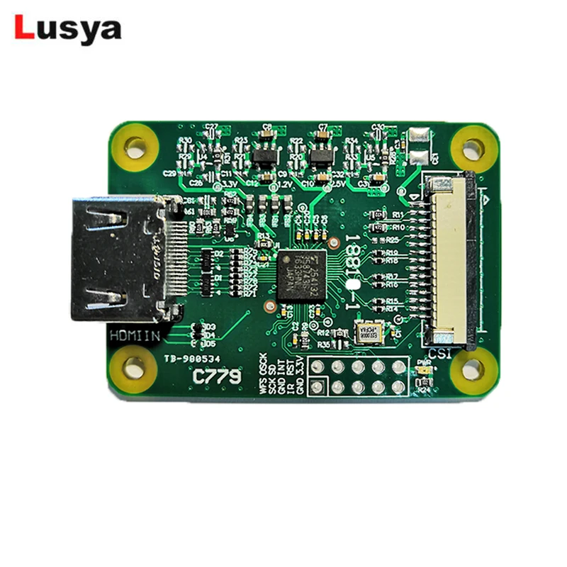 Raspberry Pi в HDMI к CSI-2 плата адаптера C779 Поддержка до 1080p25fps D3-006 | Электроника