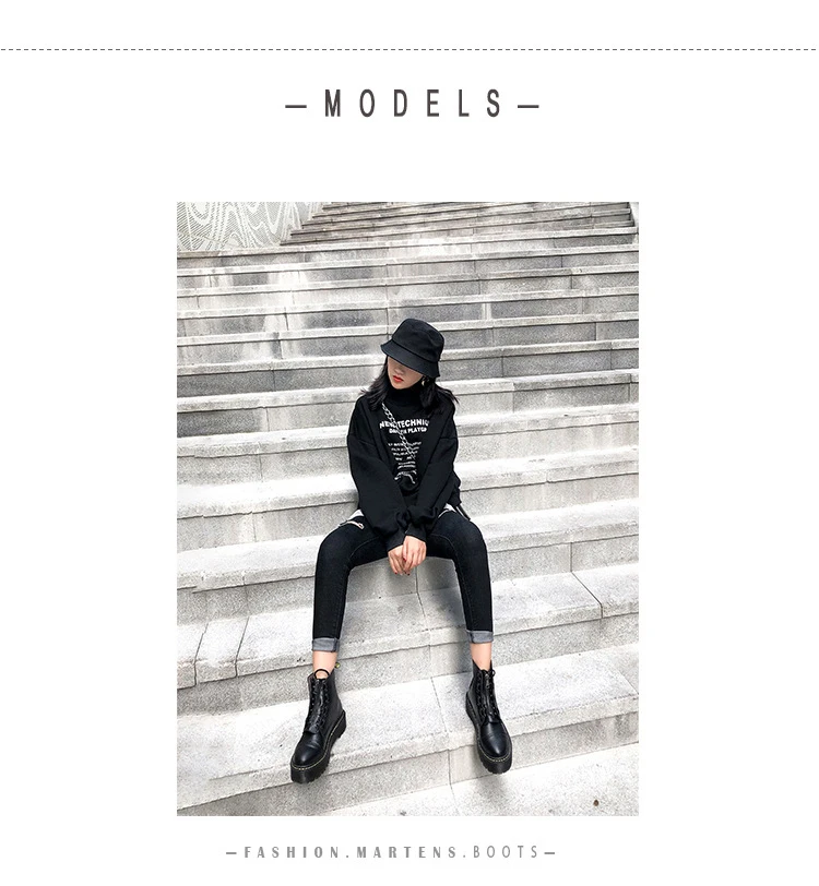 Женская Осенняя обувь; botas mujer; женские Ботинки martin из искусственной кожи; модные брендовые женские мягкие ботильоны с перекрестной шнуровкой; Цвет Черный