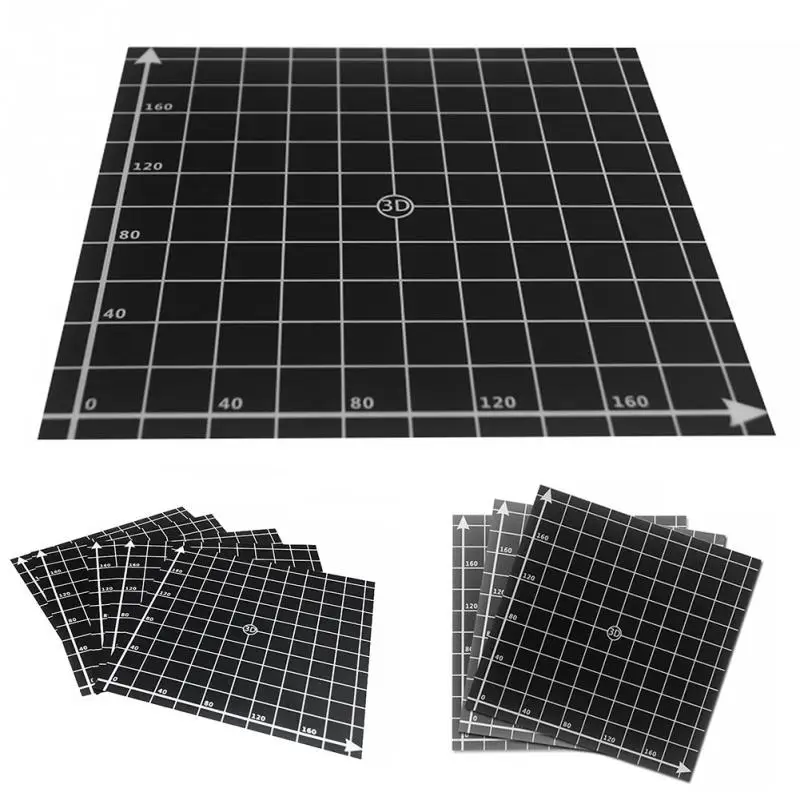 300*300 мм/220*220 мм подогреватель для 3D принтера наклейка с координатами печать на