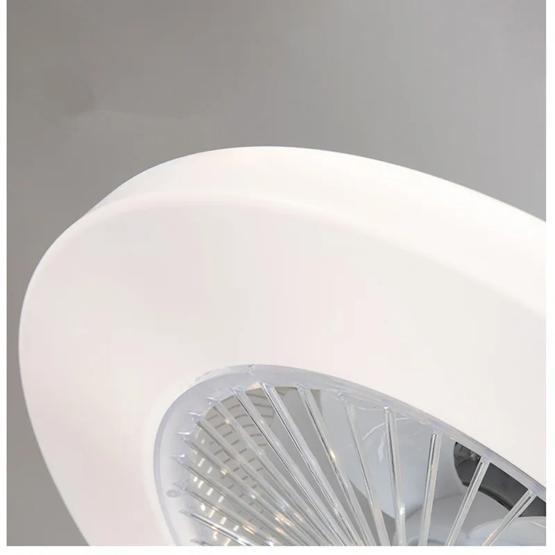 Современный потолочный вентилятор светодиодный с затемнением дистанционным