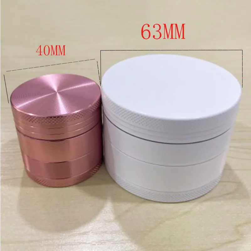 Механическая блокировка 63 мм 4 слойный измельчитель травы аксессуары для сигарет