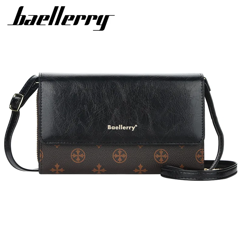 

Women's Shoulder Bag European and American Large Capacity Zipper Suction Clasp Crossbody Bag Printed Phone Bag Wallet Women