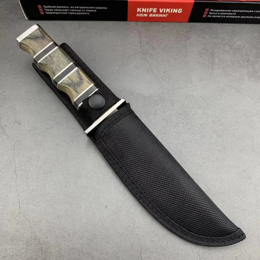 

DuoClang Outdoor Hunting Knife Aluminum + ABS Handle Wilderness Survival Fixed Blade Knife Combat Tool