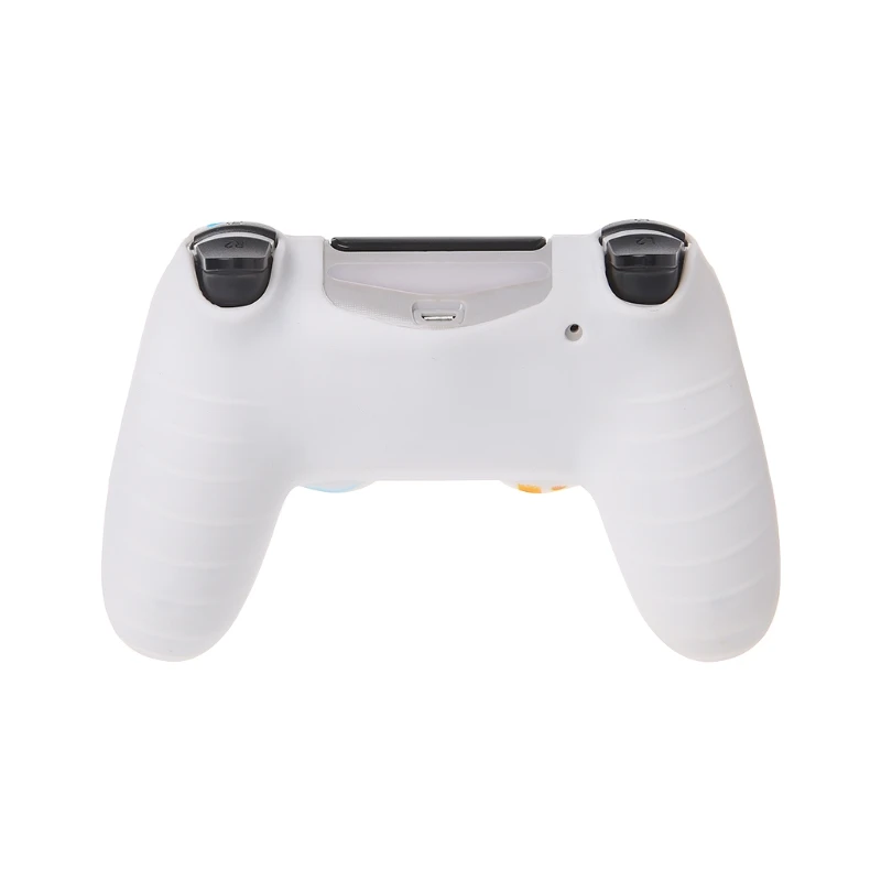 Силиконовый чехол для геймпада PS4 с красочными граффити нескользящий