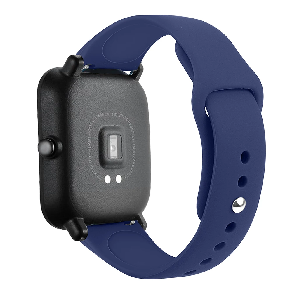 20 мм силиконовые браслеты для Xiaomi Huami Amazfit GTS Bip BIT PACE Lite Youth smart watch band для Garmin vivoactive 3 ремешок для часов
