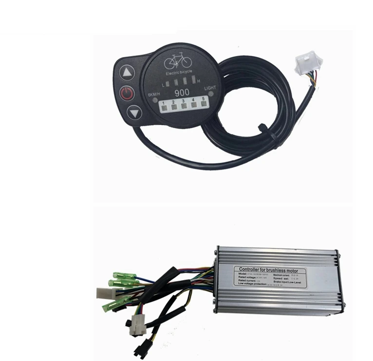 

36 В/48 В, 750 Вт, 25 А, бесщеточный контроллер двигателя постоянного тока, яркий дисплей с цветом, фотоэлектрический комплект