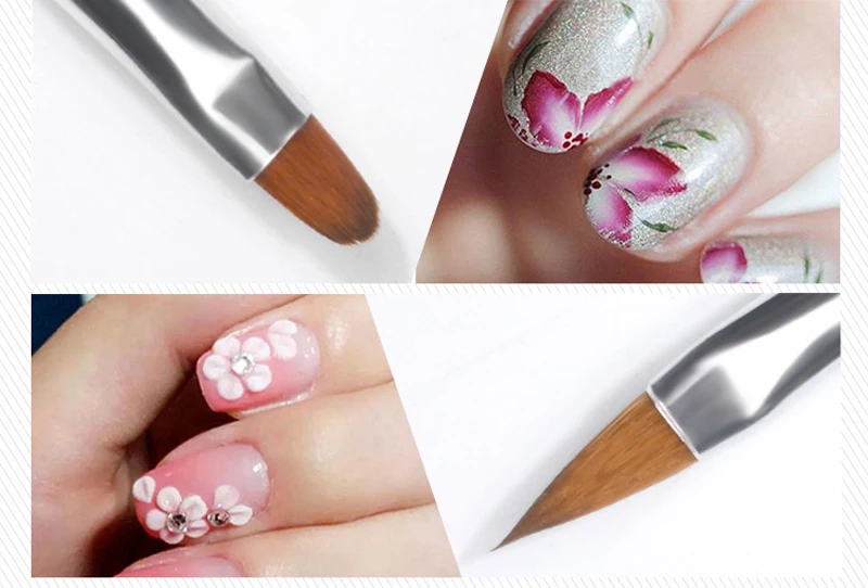 

Acrylic Nail Art Brushes UV Gel Polish Painting Drawing Design Brush Dotting Pen for Nail Art Manicure Tools Nail Pen Brush