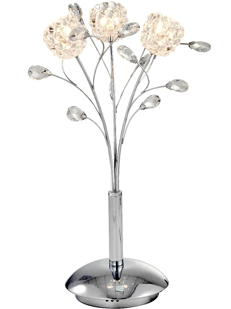 3 heads dining room crystal table lamp led Abajur art Salon Led desk light G4 star luce restaurant standing | Лампы и освещение