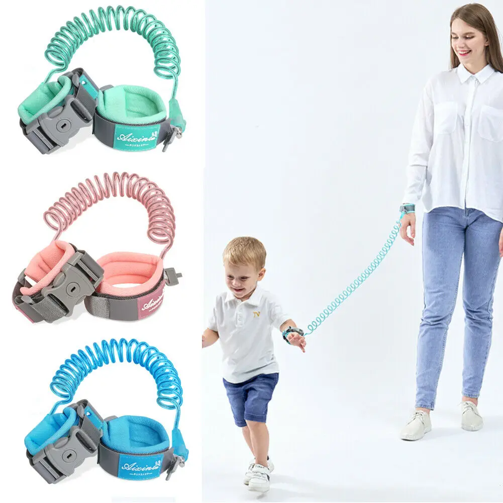 

360 Toddler Baby Safety Harness Leash Kid Anti Lost Wrist Traction Rope Band