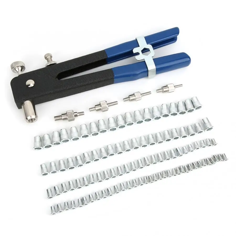 Штора с заклепками для потайных рук инструмент заклепок резьбой клепальная