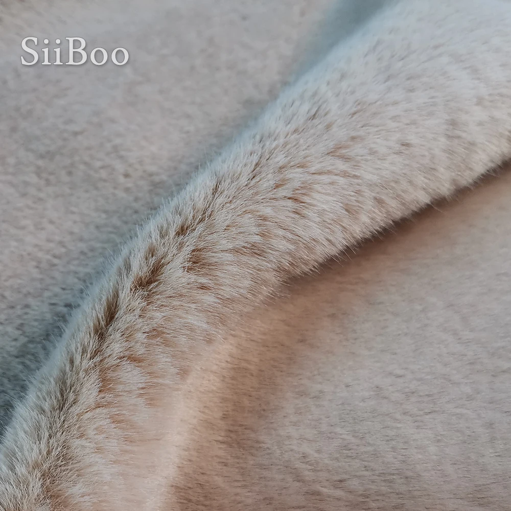 Высококачественная ткань из искусственного меха норки диаметром 1 5 см для женщин