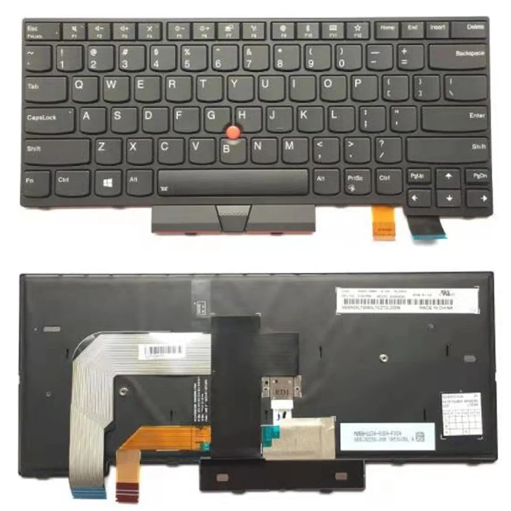 

Новая Оригинальная английская клавиатура с подсветкой для Lenovo Thinkpad T470 T480 A475 A485