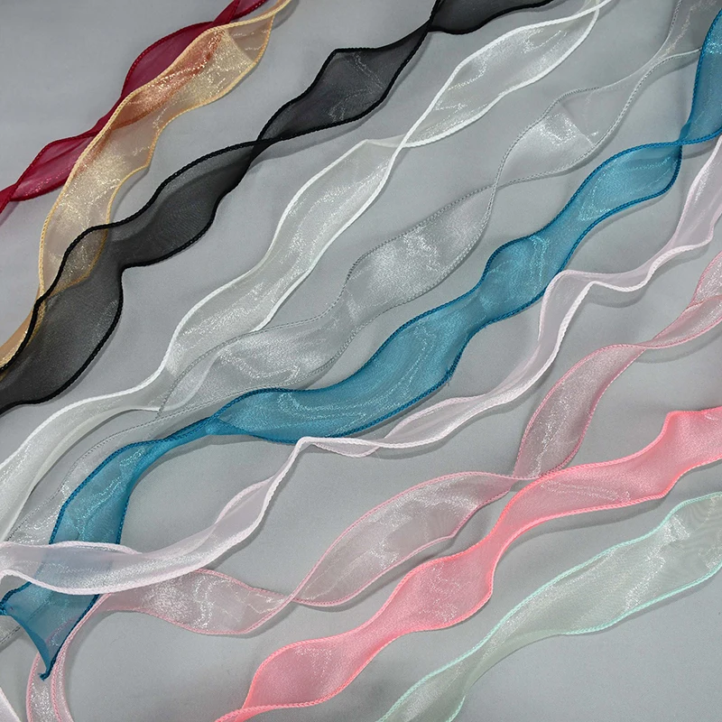 10 Yards Lace Ribbon Organza Bow Silk Gift Wrapping Decoration Hair Ornament Wedding Party Decor Supplies | Дом и сад
