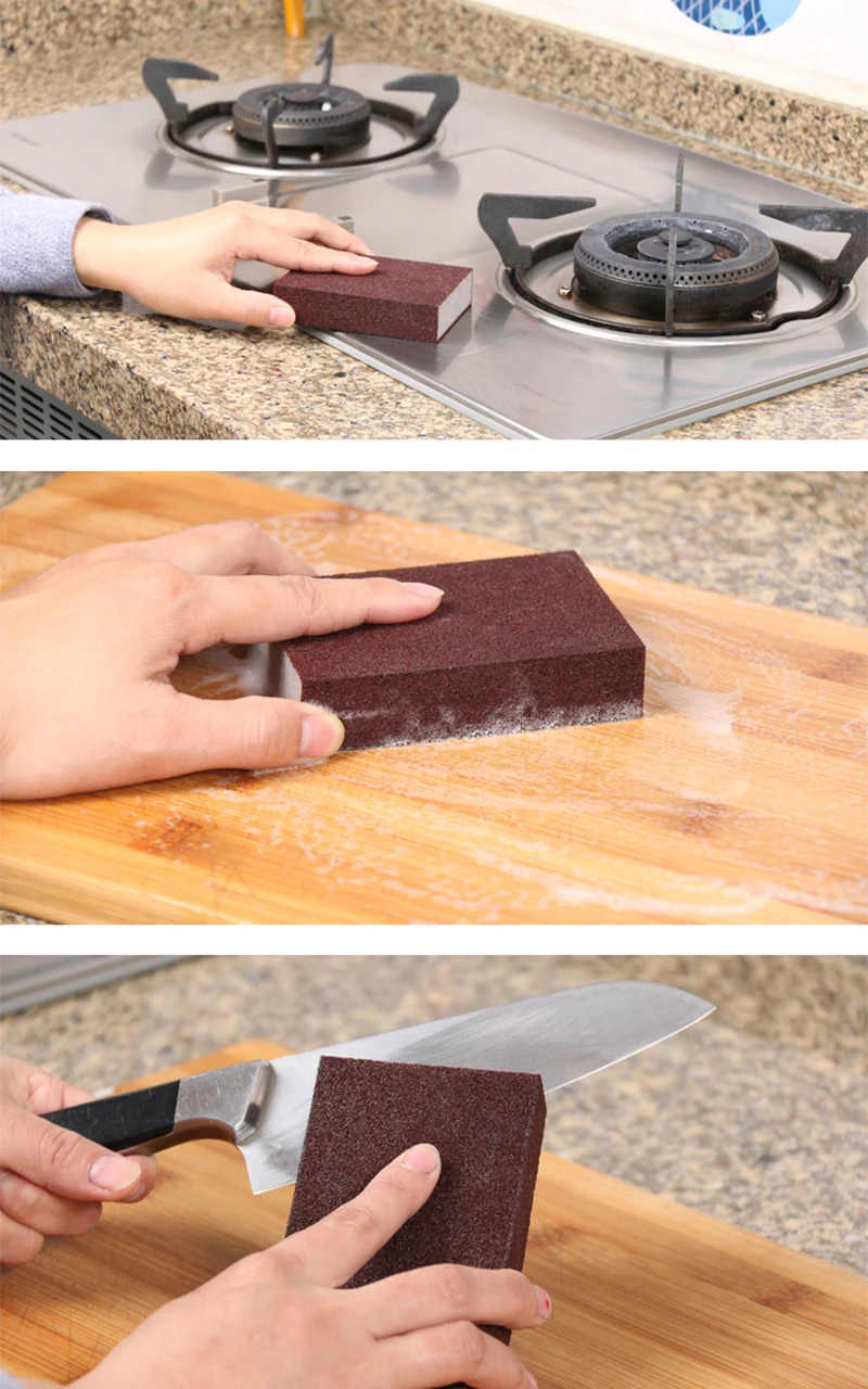 Карборундовая губка Ластик для удаления ржавчины хлопковая Швабра Кухня гаджеты